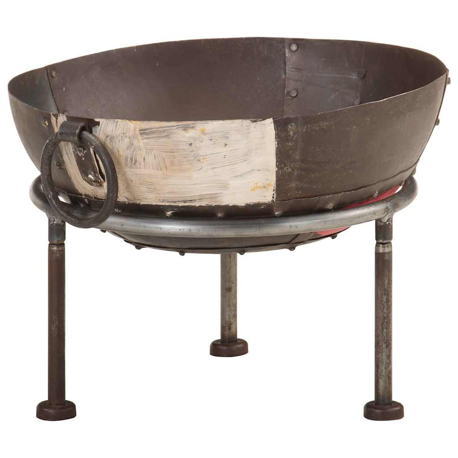 Colourful Rustic Fire Pit ?40 cm Iron