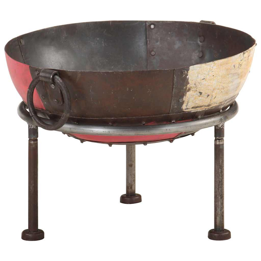 Colourful Rustic Fire Pit ?40 cm Iron