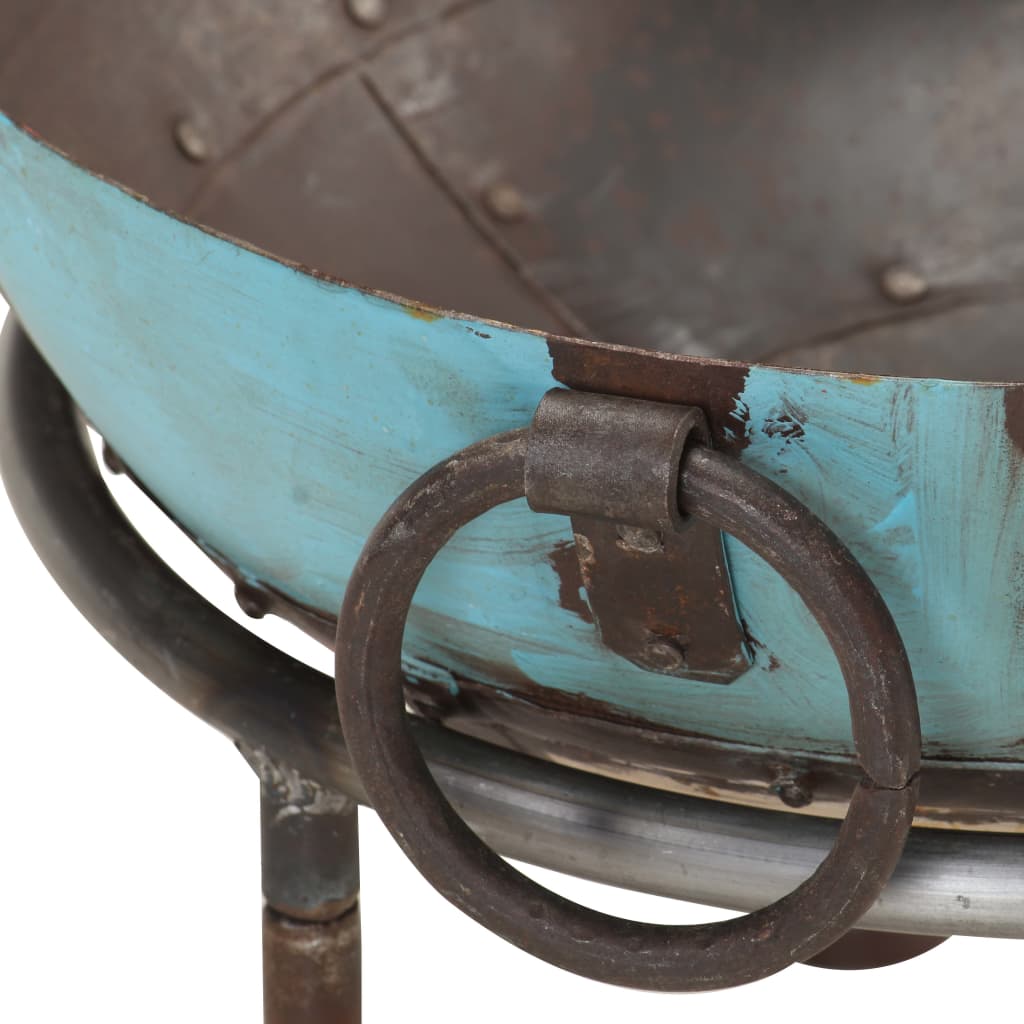 Colourful Rustic Fire Pit ?40 cm Iron