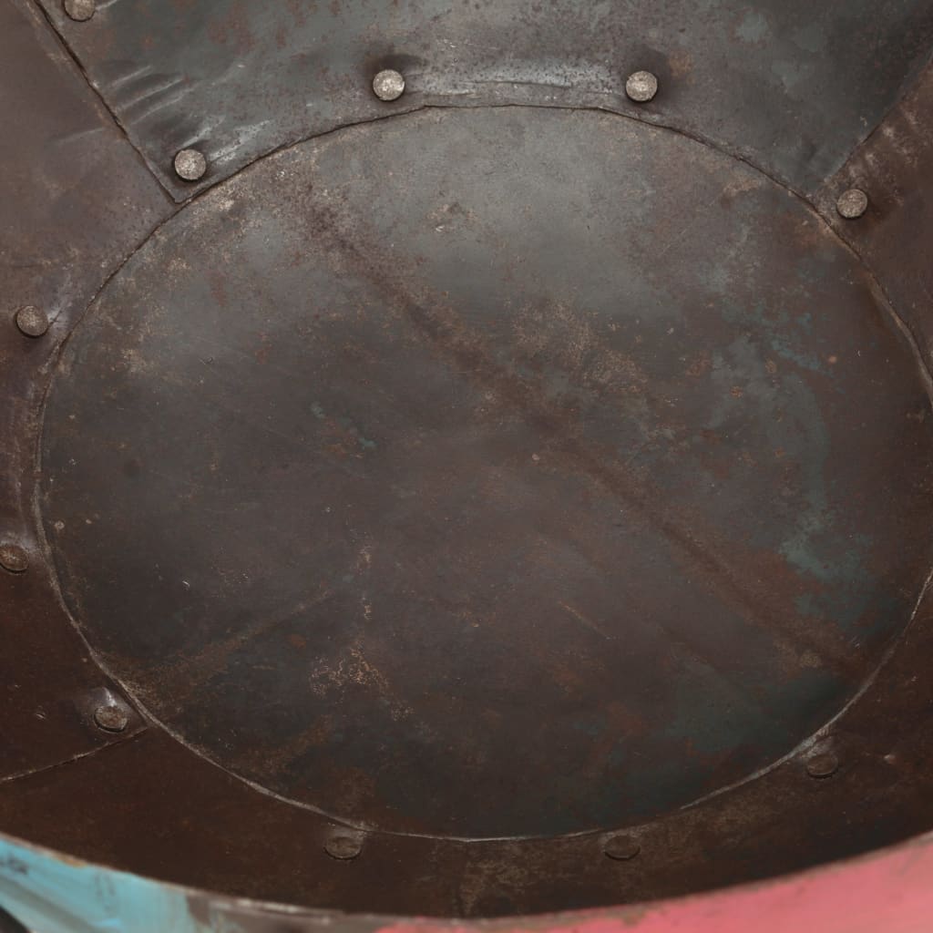 Colourful Rustic Fire Pit ?40 cm Iron