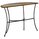 Side Table 110x40x77 cm Solid Reclaimed Wood - Top-Down View