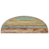 Side Table 110x40x77 cm Solid Reclaimed Wood - 45-Degree Angle