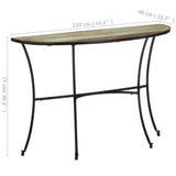 Side Table 110x40x77 cm Solid Reclaimed Wood - Extra Image