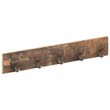 Hall Hanger with 5 Hooks 100x2.5x15 cm Solid Reclaimed Wood - Extra Image