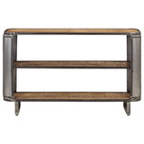 Sideboard 120x30x73 cm Solid Mango Wood - Front View