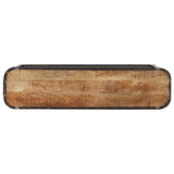 Sideboard 120x30x73 cm Solid Mango Wood - Top-Down View