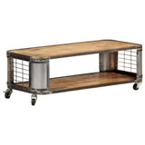 Coffee Table 100x50x35 cm Solid Mango Wood - Extra Image