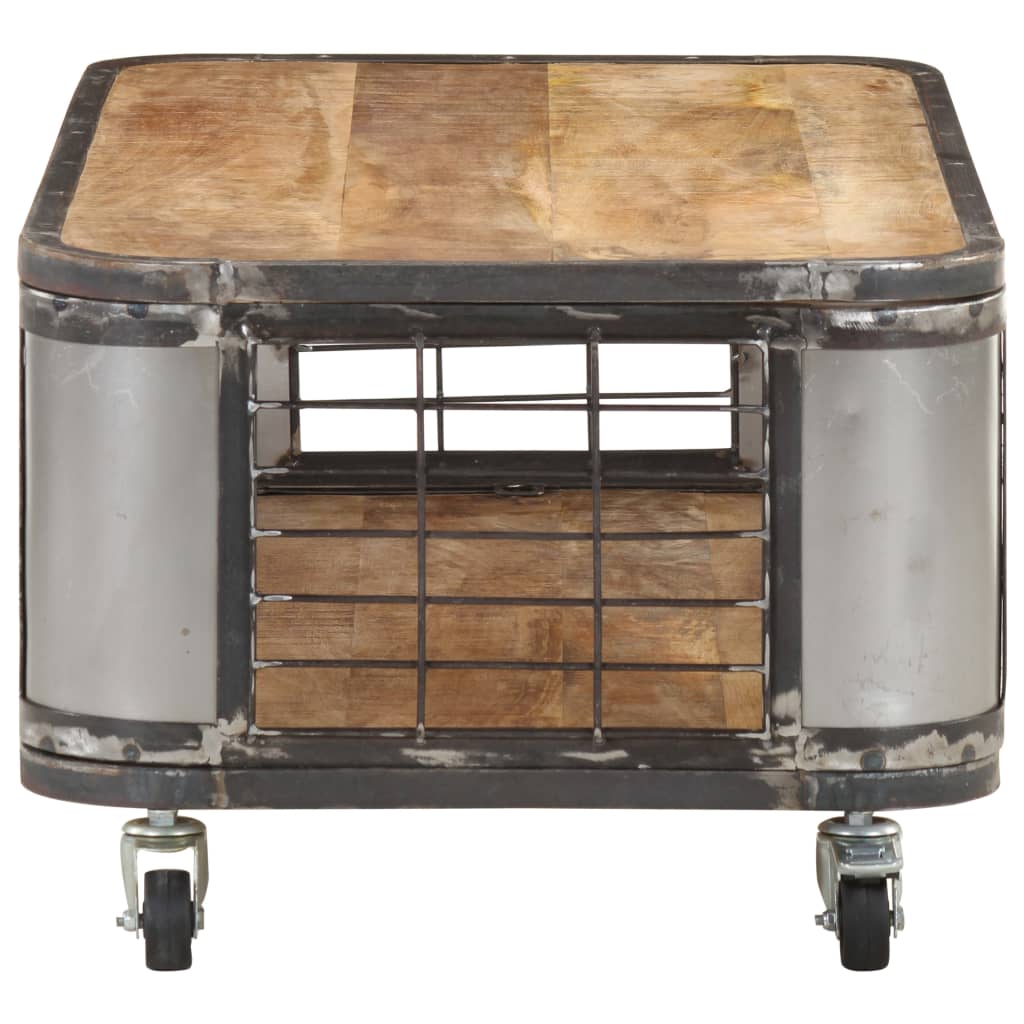 Coffee Table 100x50x35 cm Solid Mango Wood