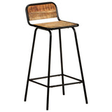 Bar Chairs 2 pcs Solid Mango Wood