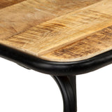 Bar Chairs 4 pcs Solid Mango Wood - 45-Degree Angle