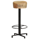 Bar Stools 2 pcs 76 cm Solid Mango Wood - Front View
