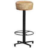 Bar Stools 2 pcs 76 cm Solid Mango Wood - Close-Up Angle