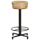 Bar Stools 2 pcs 66 cm Solid Mango Wood - Side View