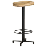 Bar Stools 2 pcs 76 cm Solid Mango Wood - Front View