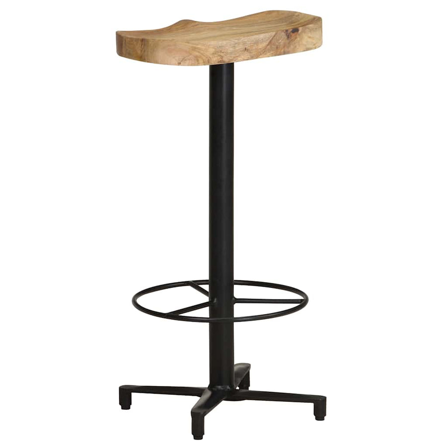 Bar Stools 2 pcs 76 cm Solid Mango Wood