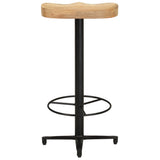 Bar Stools 2 pcs 76 cm Solid Mango Wood - Side View