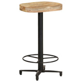 Bar Stools 2 pcs 66 cm Solid Mango Wood - Front View