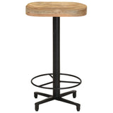 Bar Stools 2 pcs 66 cm Solid Mango Wood - Side View
