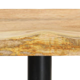 Bar Stools 2 pcs 66 cm Solid Mango Wood - 45-Degree Angle