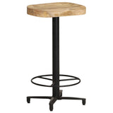 Bar Stools 2 pcs 66 cm Solid Mango Wood - Low Angle