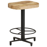 Bar Stools 2 pcs 52 cm Solid Mango Wood - Front View