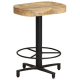 Bar Stools 2 pcs 52 cm Solid Mango Wood - Low Angle