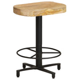 Bar Stools 2 pcs 52 cm Solid Mango Wood - Extra Image