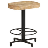 Bar Stools 2 pcs 52 cm Solid Mango Wood - Extra Image