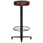 Bar Stools 2 pcs 76 cm Real Leather