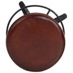 Bar Stools 2 pcs 66 cm Real Leather