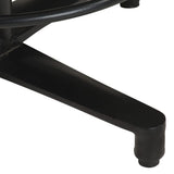 Bar Stools 2 pcs 66 cm Real Leather - Rear View