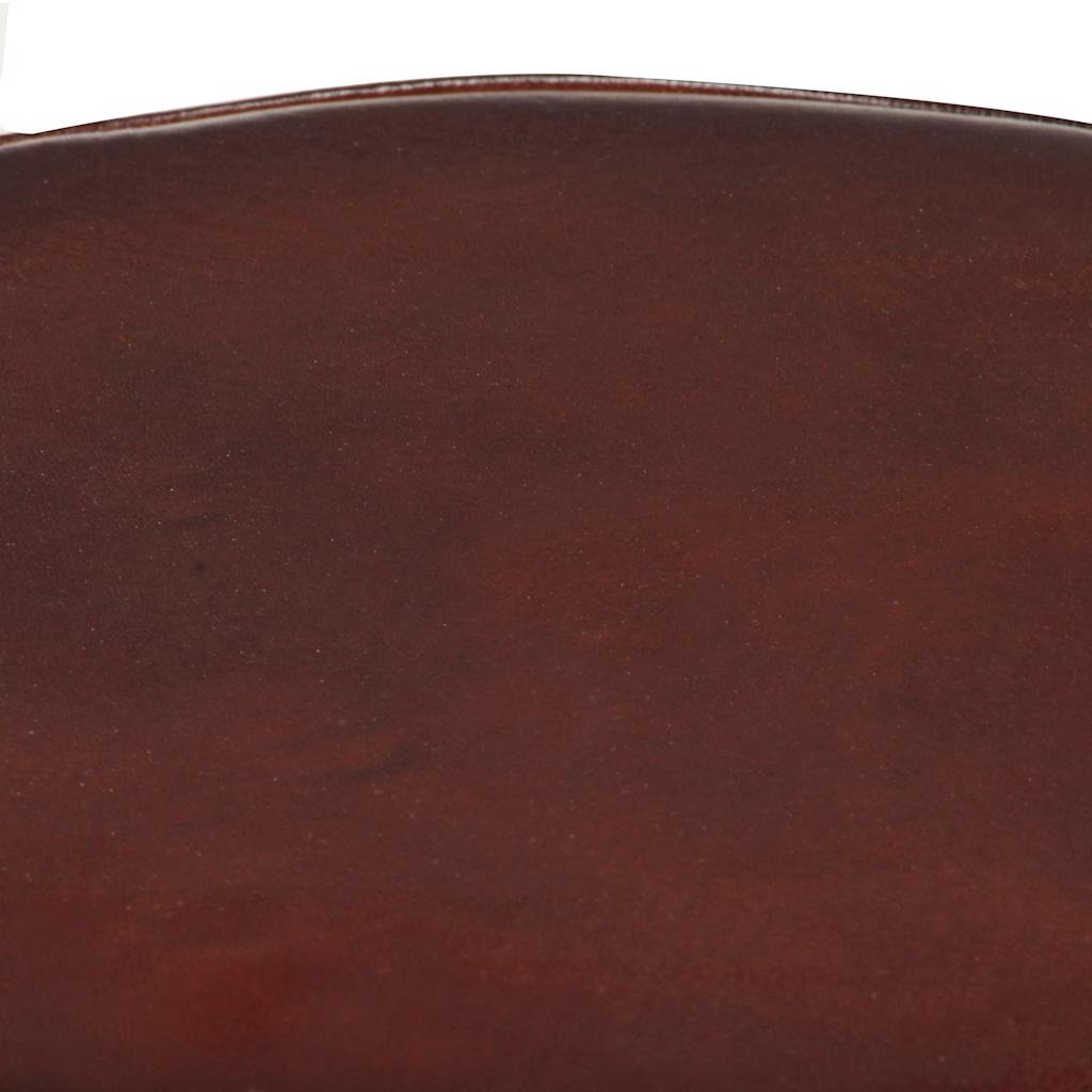 Bar Stools 2 pcs 52 cm Real Leather
