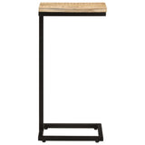 Side Tables 2 pcs 31.5x24.5x64.5 cm Rough Mango Wood - Top-Down View