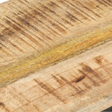 Side Tables 2 pcs 31.5x24.5x64.5 cm Rough Mango Wood - Low Angle