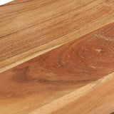 Side Tables 2 pcs 31.5x24.5x64.5 Solid Acacia Wood - Low Angle