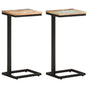 Side Tables 2 pcs 31.5x24.5x64.5 cm Solid Reclaimed Wood