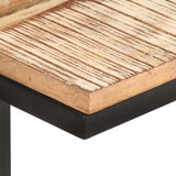 Side Tables 2 pcs 31.5x24.5x64.5 cm Solid Reclaimed Wood - Close-Up Angle