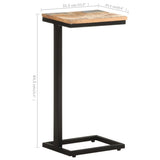 Side Tables 2 pcs 31.5x24.5x64.5 cm Solid Reclaimed Wood - Extra Image
