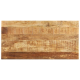 Dining Table 140x70x76 cm Rough Mango Wood