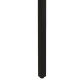 Dining Table 140x70x76 cm Rough Mango Wood - 45-Degree Angle