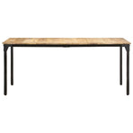 Dining Table 180x90x76 cm Rough Mango Wood