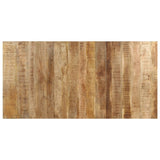 Dining Table 200x100x76 cm Rough Mango Wood
