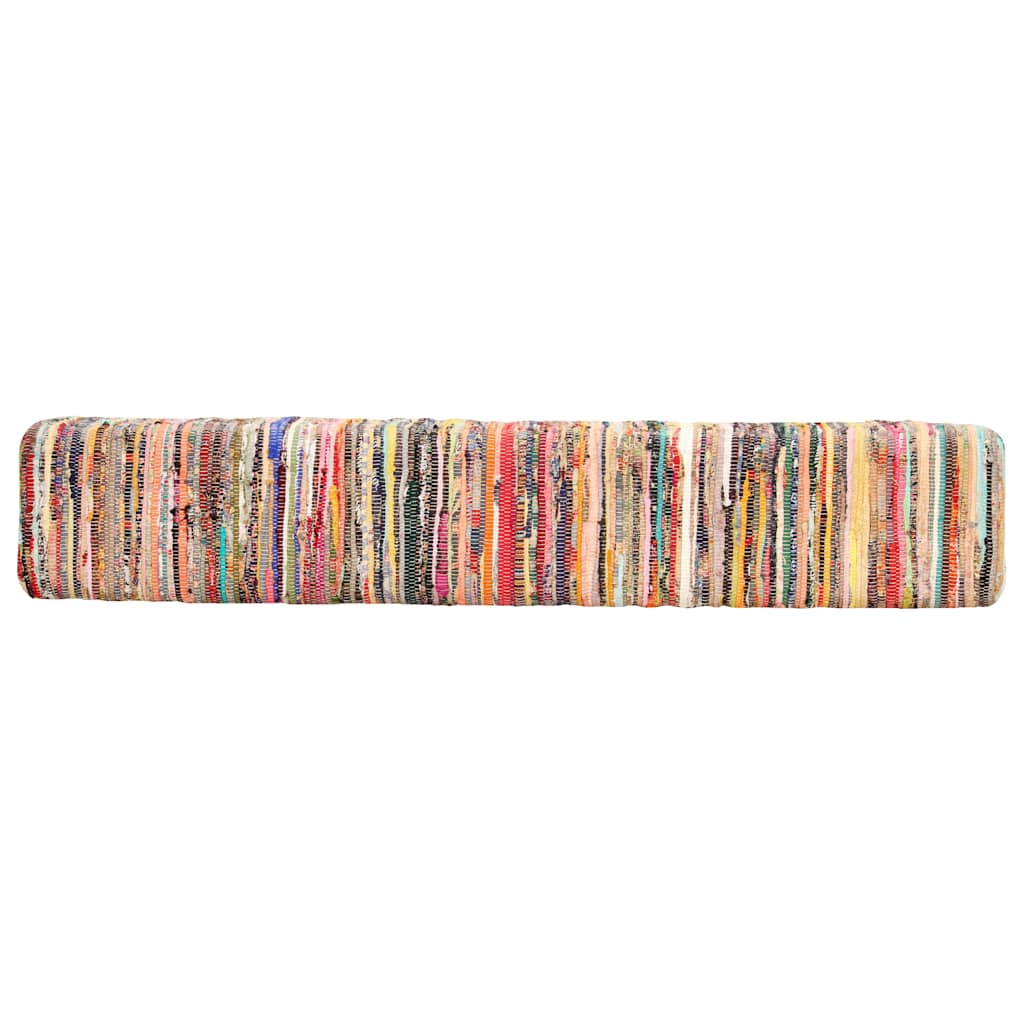 Bench 160 cm Multicolour Chindi Fabric
