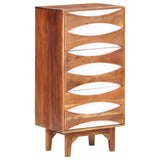 Chest of Drawers 43.5x35x90 cm Solid Acacia Wood - Extra Image