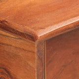 Sideboard 135x35x75 cm Solid Acacia Wood - 45-Degree Angle