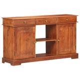 Sideboard 135x35x75 cm Solid Acacia Wood - Low Angle