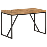 Dining Table 120x60x76 cm Solid Acacia and Mango Wood - Low Angle