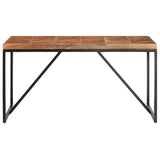 Dining Table 140x70x76 cm Solid Acacia and Mango Wood