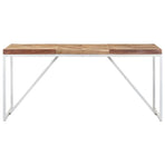 Dining Table 160x70x76 cm Solid Acacia and Mango Wood