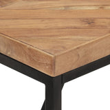 Dining Table 160x70x76 cm Solid Acacia and Mango Wood - 45-Degree Angle